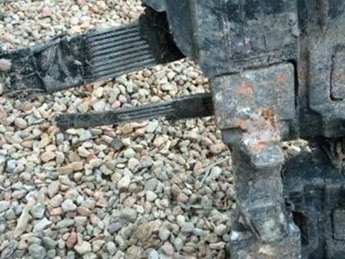 Internal cable failure from corrosion